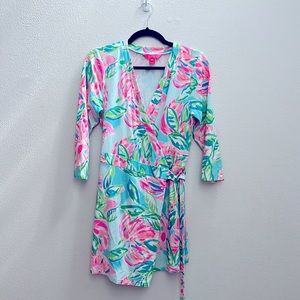Lilly Pulitzer Flowered Skort Romper